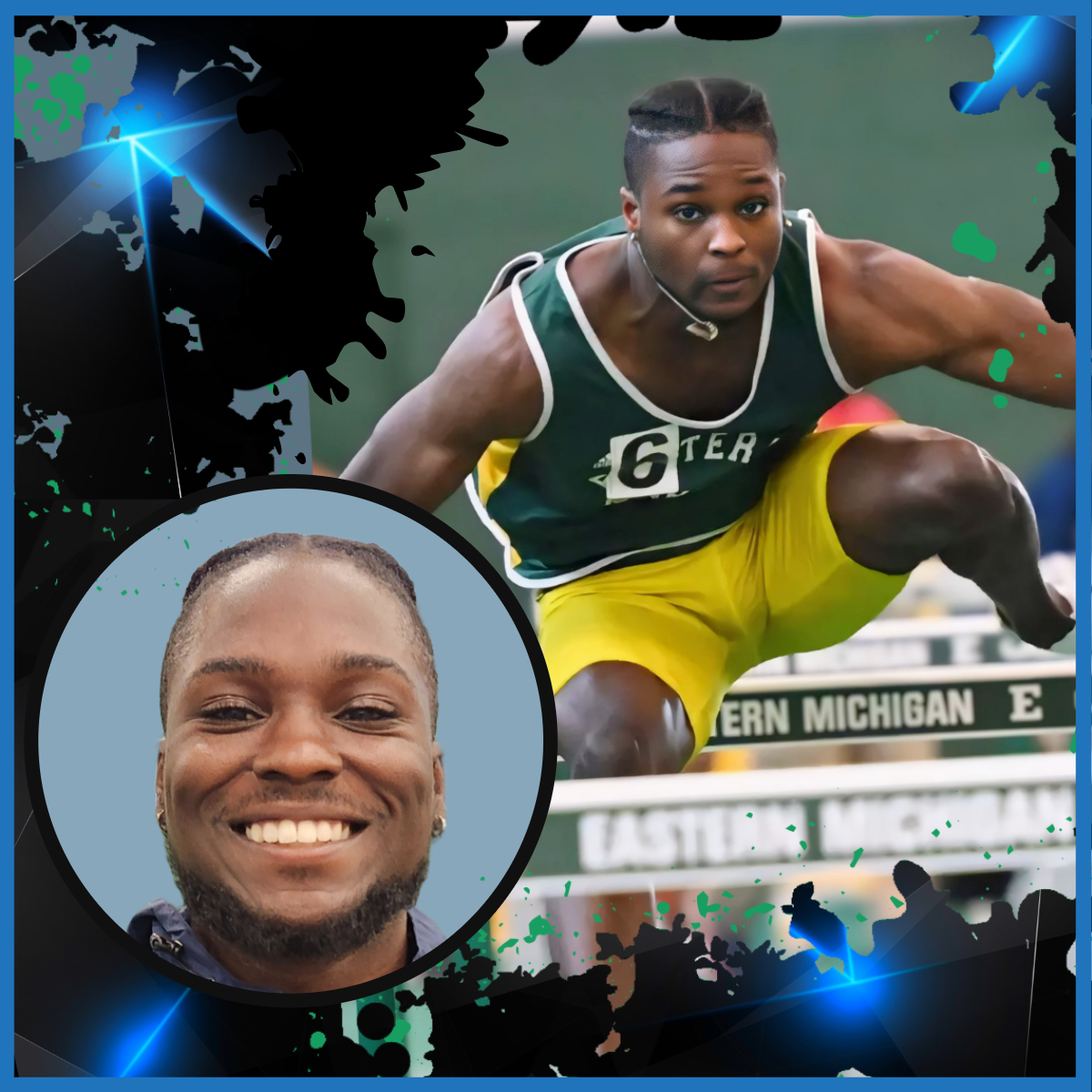 Image of Almighty Williamson; Almighty Williamson is a U.S. hurdler who competed for Eastern Michigan University. He is a MAC Champion and NCAA East Preliminary Round qualifier. His personal best is 13.68s in the 110m hurdles.