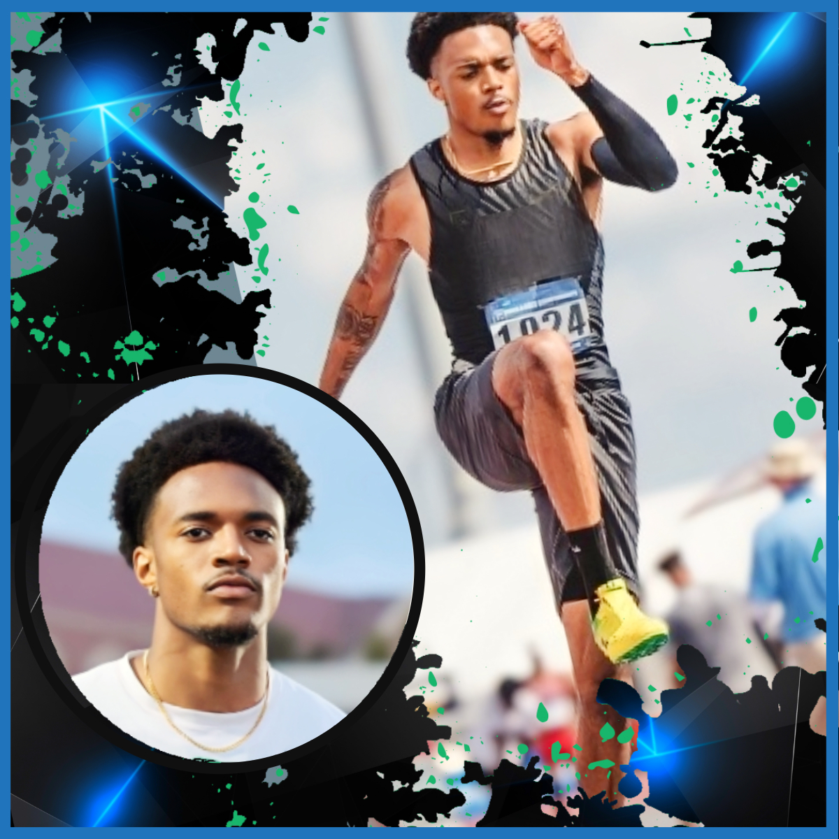 Image of Isaiah Griffith; Isaiah Griffith is a notable U.S. long and triple jump sensation and 2017 NCAA Championships qualifier; As a top performer at Oregon he is a 16-time All-American.